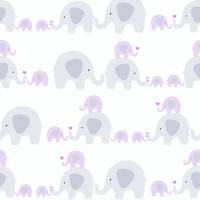 A.S. Creation | Little Love | 381132 | Vliestapete | Tiere | 0.53 x 10.05 m | Grau | Rosa | Weiß