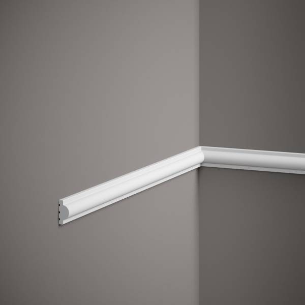 PROVISTON | Zierleiste "NE413" | 12 x 25 x 2000 mm | Weiß | Wandleiste | Wanddekoration | Hochwertig PROVISTON | Zierleiste "NE413" | 12 x 25 x 2000 mm | Weiß | Wandleiste | Wanddekoration | Hochwertig