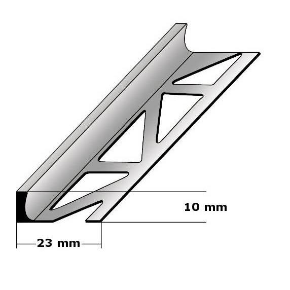 Auer | Dehnungsfugen- & Fliesenprofile Beldert | 23 x 2500 mm | Höhe 2 - 30 mm | Edelstahl Auer | Dehnungsfugen- & Fliesenprofile Beldert | 23 x 2500 mm | Höhe 2 - 30 mm | Edelstahl
