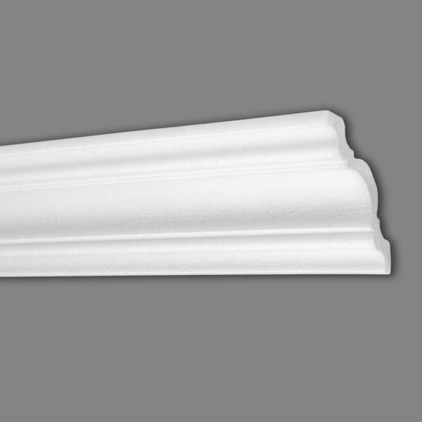 Wiesemann | Stuckleiste Baberi 09 | Polystyrol | 103 x 103 x 2000 mm | Deckenleiste | Weiß Wiesemann | Stuckleiste Baberi 09 | Polystyrol | 103 x 103 x 2000 mm | Deckenleiste | Weiß