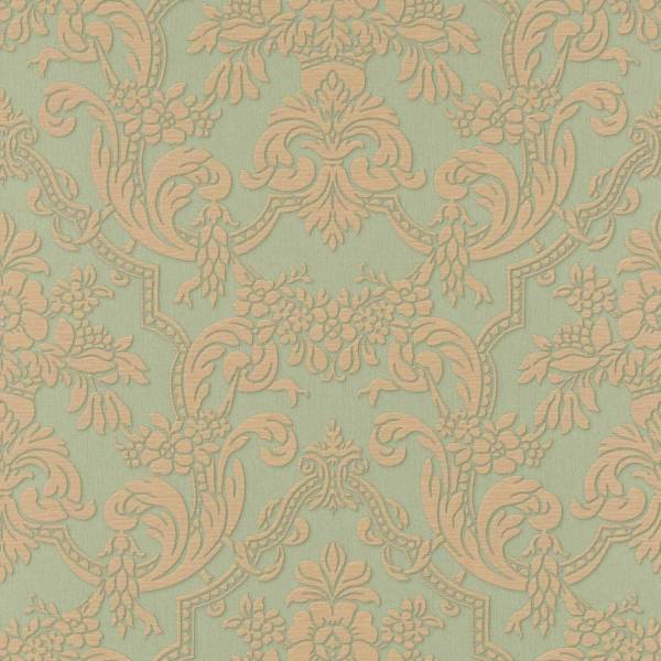 Rasch | Trianon XIII | 570632 | Vliestapete | Barock | 0.53 x 10.05 m | Gold | Grün Rasch | Trianon XIII | 570632 | Vliestapete | Barock | 0.53 x 10.05 m | Gold | Grün
