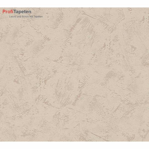 A.S. Creation | Einzelblatt | 930217 | Papiertapete | Einfarbig | Uni |  0.53 x 10.05 m | Beige