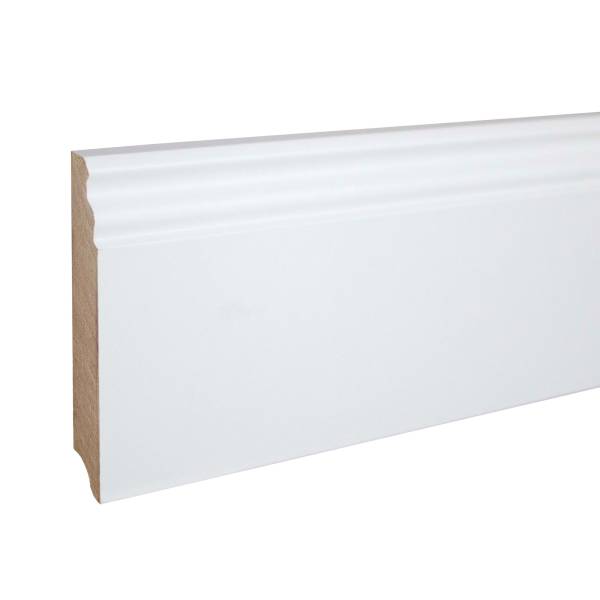 Südbrock Sockelleiste "Moers" 719.16100 MDF 16 x 100 x 2500 mm Weiß Berliner Profil Südbrock Sockelleiste "Moers" 719.16100 MDF 16 x 100 x 2500 mm Weiß Berliner Profil