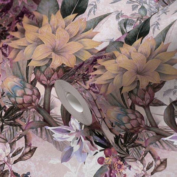 A.S. Creation | Dream Flowery | 381775 | Vliestapete | Blumenoptik | 0.53 x 10.05 m | Weiß | Lila A.S. Creation | Dream Flowery | 381775 | Vliestapete | Blumenoptik | 0.53 x 10.05 m | Weiß | Lila