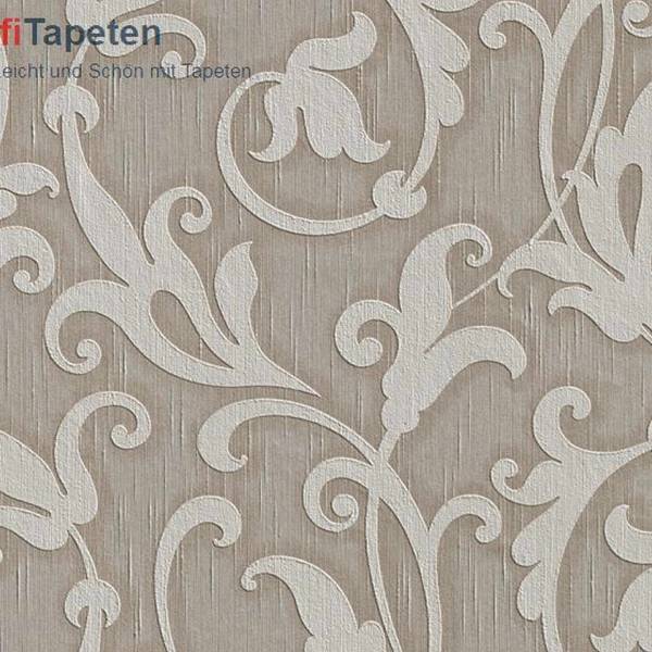 A.S. Creation | Tessuto | 954906 | Vliestapete | Blumenoptik | 0.53 x 10.05 m | Braun