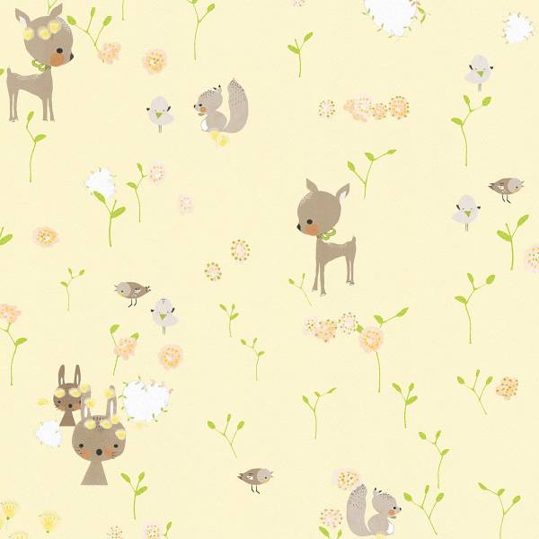 A.S. Creation | Boys & Girls 6 | 369882 | Papiertapete | Tiermuster | 0.53 x 10.05 m | Gelb A.S. Creation | Boys & Girls 6 | 369882 | Papiertapete | Tiermuster | 0.53 x 10.05 m | Gelb
