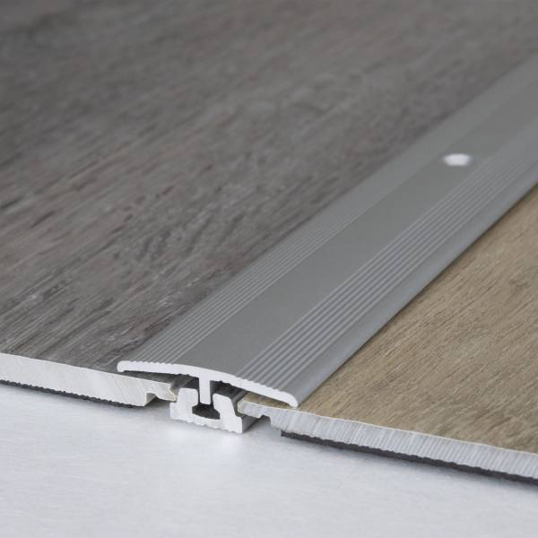 Auer | Übergangsprofil Wallingford | B 27 mm | Einfasshöhe 4 - 7 mm | Übergangsschiene | Aluminium Auer | Übergangsprofil Wallingford | B 27 mm | Einfasshöhe 4 - 7 mm | Übergangsschiene | Aluminium