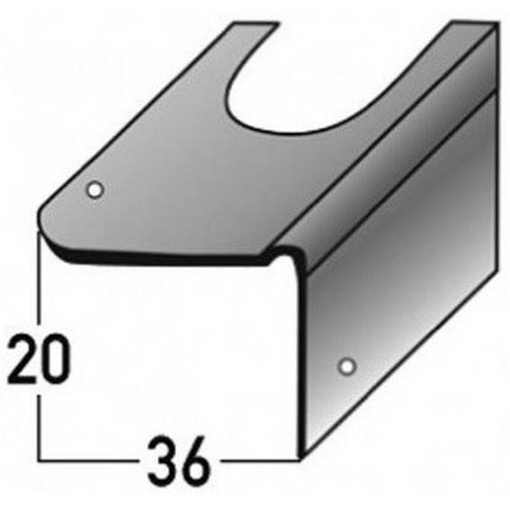 Reparaturwinkel für Treppensanierung, für Betontreppen, Edelstahl, 2 mm Nase, inkl. Befestigungszubehör (Default) Reparaturwinkel für Treppensanierung, für Betontreppen, Edelstahl, 2 mm Nase, inkl. Befestigungszubehör (Default)