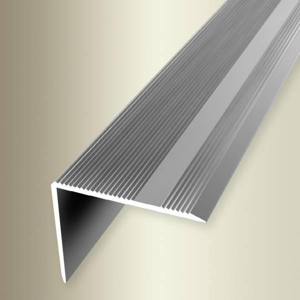 Küberit | Treppenkanten- & Winkelprofile | H 40 mm | B 45 mm | L 2500 mm | Aluminium eloxiert Küberit | Treppenkanten- & Winkelprofile | H 40 mm | B 45 mm | L 2500 mm | Aluminium eloxiert