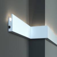 Außenwinkel | Stuckleiste | 90 mm x 40 mm | XPS | kurze Leisten | KD301 | Lichtleiste | Zierleiste