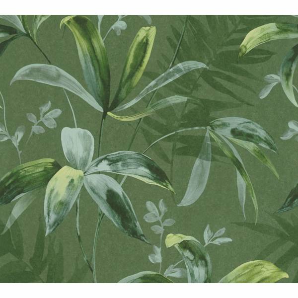 A.S. Creation | Jungle Chic | 377042 | Vliestapete | Naturoptik | 0.53 x 10.05 m | Grün A.S. Creation | Jungle Chic | 377042 | Vliestapete | Naturoptik | 0.53 x 10.05 m | Grün