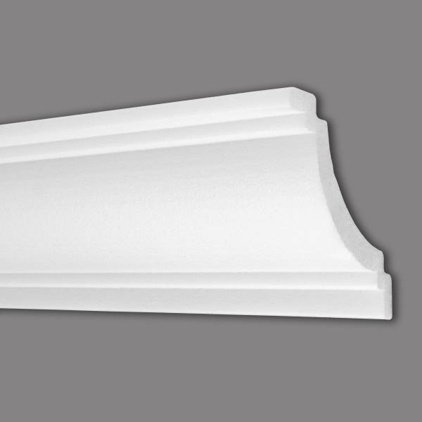 Wiesemann | Stuckleiste Paris 34 | Polystyrol | 105 x 105 x 2000 mm | Deckenleiste | Weiß Wiesemann | Stuckleiste Paris 34 | Polystyrol | 105 x 105 x 2000 mm | Deckenleiste | Weiß