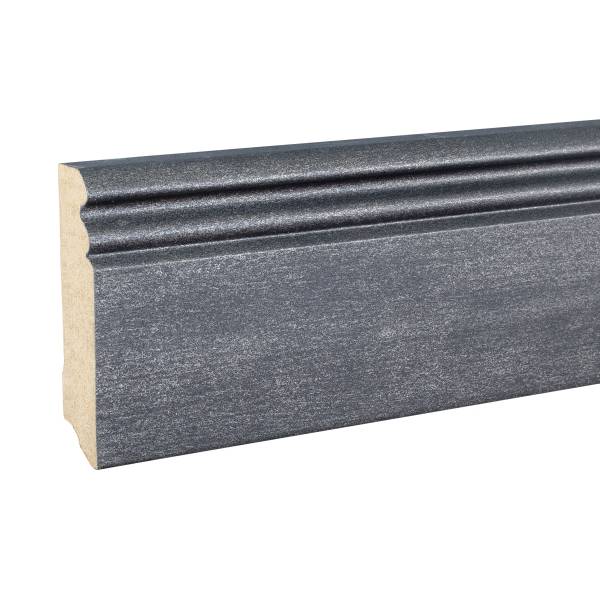 Südbrock Sockelleiste "Essen" 719.080.45 MDF 19 x 80 x 2500 mm Stahl Berliner Profil Südbrock Sockelleiste "Essen" 719.080.45 MDF 19 x 80 x 2500 mm Stahl Berliner Profil