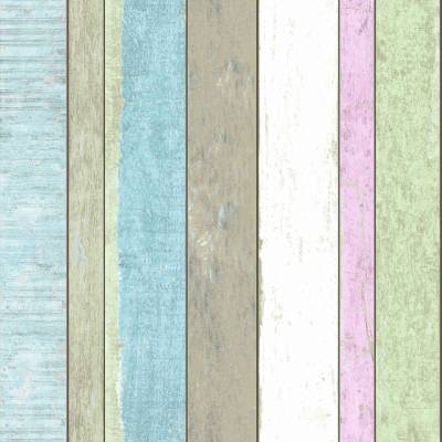 Rasch Textil Vintage Rules | 138249 | Vliestapete Streifen | 0.53 m x 10.05 m | Bunt