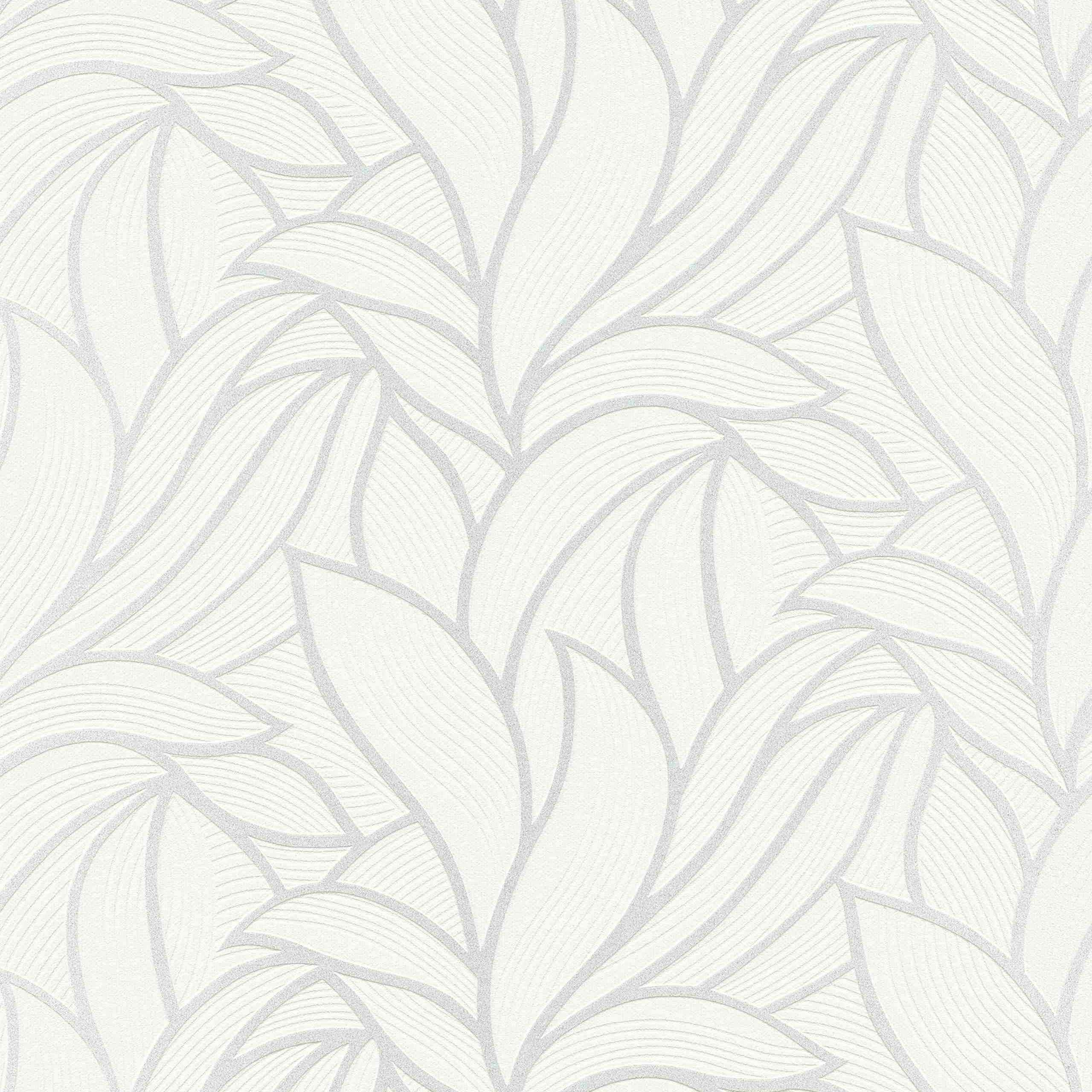 Erismann Bali 1002301 Vliestapete Blumentapete 0 53 M X 10 05 M Weiss Profitapeten De