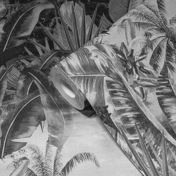 A.S. Creation | MY HOME. MY SPA. | 383564 | Vliestapete | Botanisch | 0.53 x 10.05 m | Grau A.S. Creation | MY HOME. MY SPA. | 383564 | Vliestapete | Botanisch | 0.53 x 10.05 m | Grau