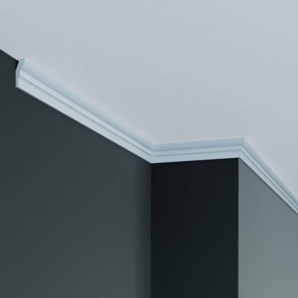 Elite Decor | Innenwinkel "P892" | Polyurethan | 15 x 25 x 200 mm | Weiß | Stuckleisten Winkel Elite Decor | Innenwinkel "P892" | Polyurethan | 15 x 25 x 200 mm | Weiß | Stuckleisten Winkel