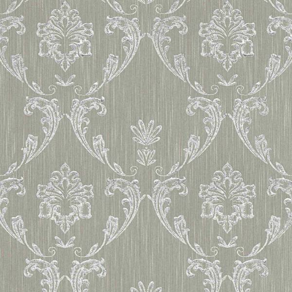 A.S. Creation | Metallic Silk | 306583 | Vliestapete | Barock | 0.53 x 10.05 m | Beige