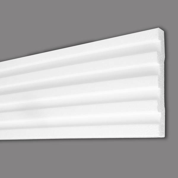 Marbet | Zierleiste "B-39" | Styropor Wandleiste | 20 x 91 x 2000 mm | Polystyrol Leiste | Weiß Marbet | Zierleiste "B-39" | Styropor Wandleiste | 20 x 91 x 2000 mm | Polystyrol Leiste | Weiß