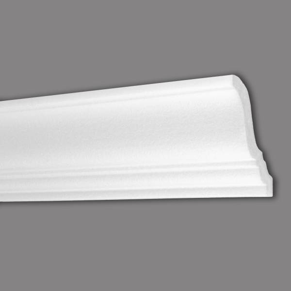 Wiesemann | Stuckleiste Ambelia 20 | Polystyrol | 62 x 78 x 2000 mm | Deckenleiste | Weiß Wiesemann | Stuckleiste Ambelia 20 | Polystyrol | 62 x 78 x 2000 mm | Deckenleiste | Weiß