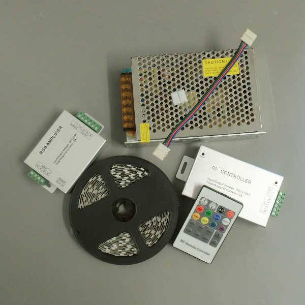 LED-Set RGB für indirekte Beleuchtung SMD5050 mit 60 LED pro Meter - 5 - 20 Meter LED-Set RGB für indirekte Beleuchtung SMD5050 mit 60 LED pro Meter - 5 - 20 Meter