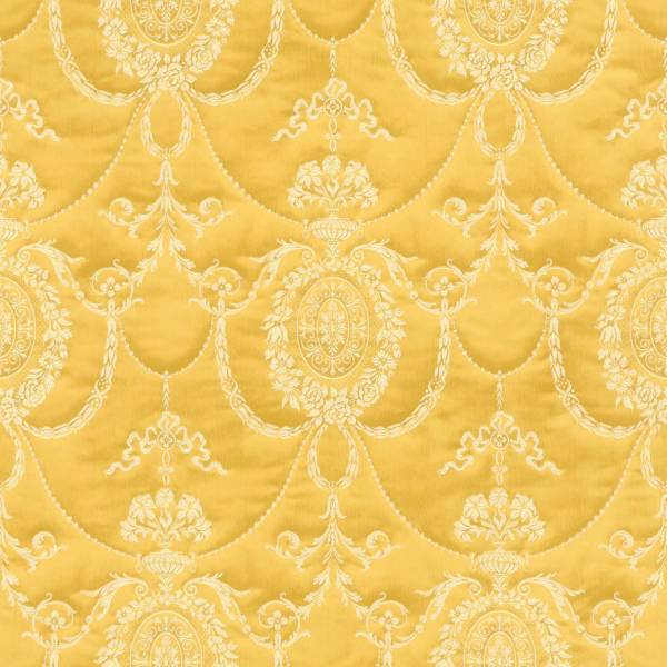 Rasch | Trianon XIII | 570847 | Vliestapete | Barock | 0.53 x 10.05 m | Weiß | Gelb Rasch | Trianon XIII | 570847 | Vliestapete | Barock | 0.53 x 10.05 m | Weiß | Gelb