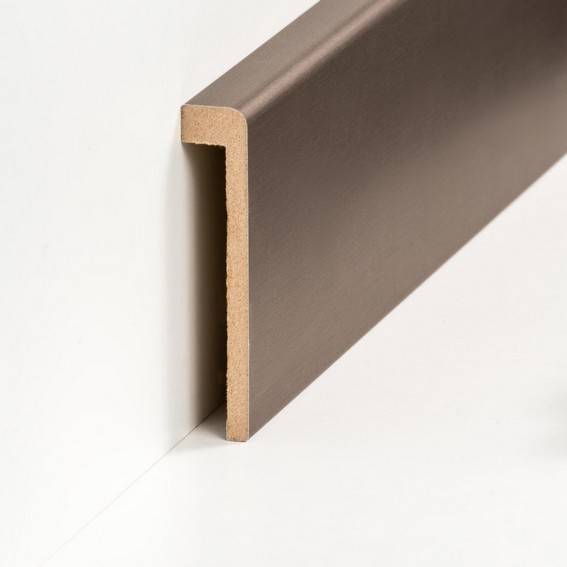 Abdeckleiste für Fliesensockel bis 85 mm (MDF foliert / 72.96.13.85.48) - Farbe: Bronze (Default)xfgjsrt Abdeckleiste für Fliesensockel bis 85 mm (MDF foliert / 72.96.13.85.48) - Farbe: Bronze (Default)xfgjsrt