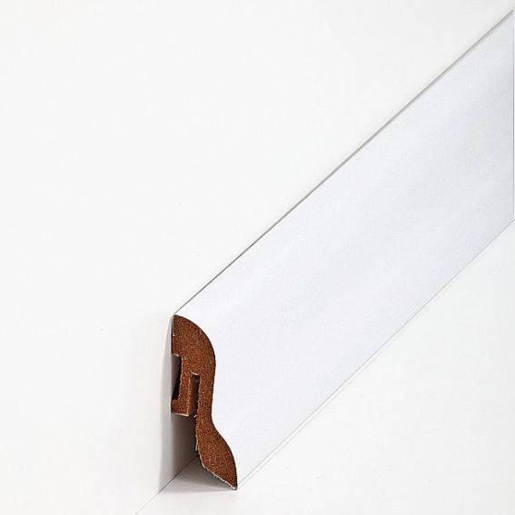 PROVISTON Fußleiste "822.431" MDF Sockelleiste 20 x 40 x 2500 mm Weiß Foliert Abgerundet PROVISTON Fußleiste "822.431" MDF Sockelleiste 20 x 40 x 2500 mm Weiß Foliert Abgerundet