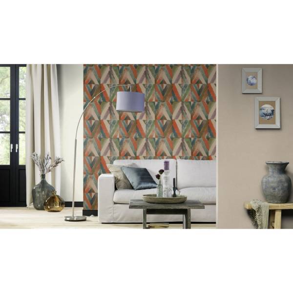 Rasch | Kalahari | 704068 | Vliestapete | 3D Optik | 0.53 x 10.05 m | Bunt Rasch | Kalahari | 704068 | Vliestapete | 3D Optik | 0.53 x 10.05 m | Bunt