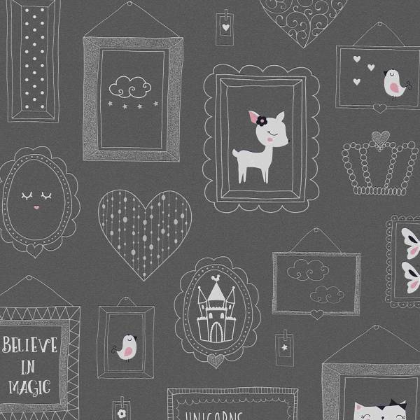 A.S. Creation | Boys & Girls 6 | 369913 | Vliestapete | Tiermuster | 0.53 x 10.05 m | Grau A.S. Creation | Boys & Girls 6 | 369913 | Vliestapete | Tiermuster | 0.53 x 10.05 m | Grau