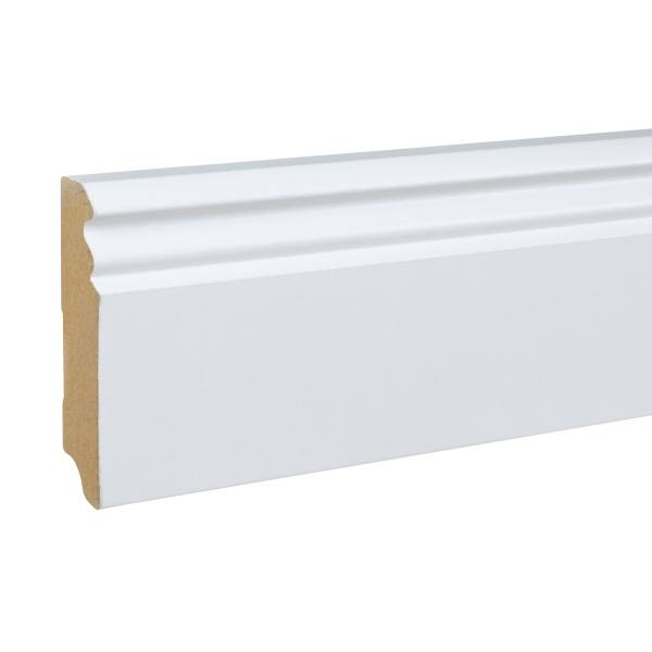 Südbrock | Sockelleiste "Essen" | 719.080 | MDF | 19 x 80 x 2500 mm | Weiß | Berliner Profil Südbrock | Sockelleiste "Essen" | 719.080 | MDF | 19 x 80 x 2500 mm | Weiß | Berliner Profil