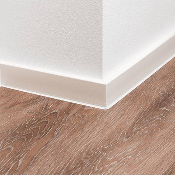 Außenwinkel | Sockelleiste | Savona | weiß | 40 x 13 mm | durchgefärbte Weichlippe Außenwinkel | Sockelleiste | Savona | weiß | 40 x 13 mm | durchgefärbte Weichlippe
