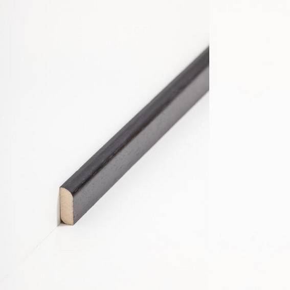 Vorsatzleisten "Graz" (Massivholz lackiert / 822.29) - schwarz Vorsatzleisten "Graz" (Massivholz lackiert / 822.29) - schwarz