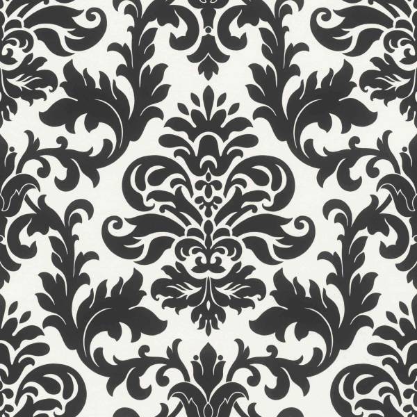 Rasch | Selection | 278507 | Papiertapete | Barock | 0.53 x 10.05 m | Schwarz | Weiß Rasch | Selection | 278507 | Papiertapete | Barock | 0.53 x 10.05 m | Schwarz | Weiß