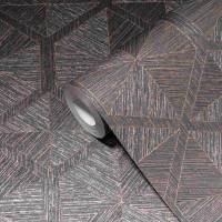 A.S. Creation | MY HOME. MY SPA. | 386902 | Vliestapete | Geometrisch | 0.53 x 10.05 m | Bronze