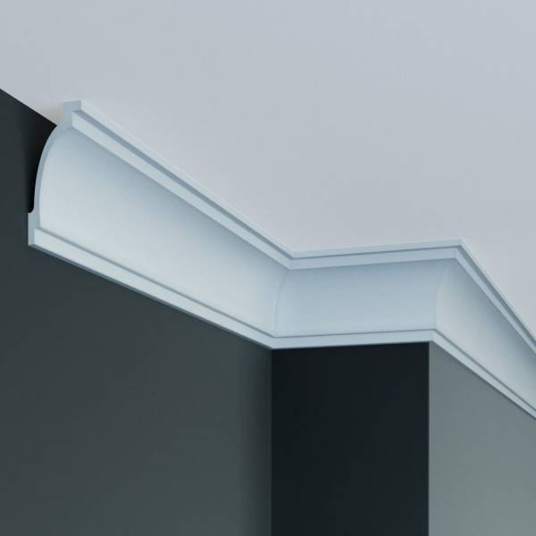 Elite Decor | Stuckleiste P821| Polyurethan | 50 x 70 x 2000 mm | Styropor Deckenleiste | Weiß Elite Decor | Stuckleiste P821| Polyurethan | 50 x 70 x 2000 mm | Styropor Deckenleiste | Weiß