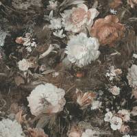 A.S. Creation | The BOS | 388213 | Vliestapete | Blumenoptik | 0.53 x 10.05 m | Braun