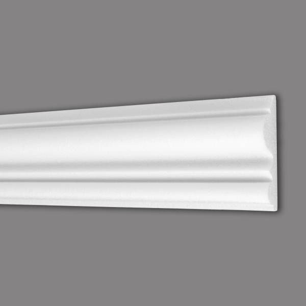 Wiesemann | Zierleiste Jakarta 51 | Polystyrol | 21 x 79 x 2000 mm | Wandleiste | Weiß Wiesemann | Zierleiste Jakarta 51 | Polystyrol | 21 x 79 x 2000 mm | Wandleiste | Weiß