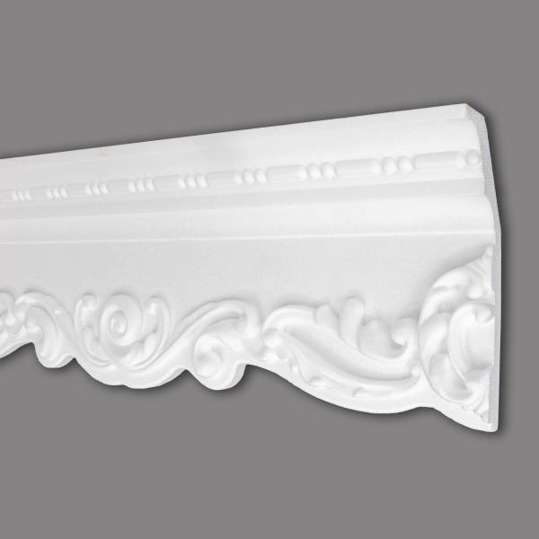 Marbet Stuckleiste "B-49" Styropor Deckenleiste 50 x 145 x 2000 mm Polystyrol Leiste Weiß Marbet Stuckleiste "B-49" Styropor Deckenleiste 50 x 145 x 2000 mm Polystyrol Leiste Weiß