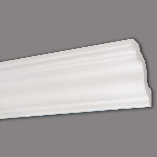 Marbet | Stuckleiste "E-5" | Styropor Deckenleiste | 40 x 45 x 2000 mm | Polystyrol Leiste | Weiß Marbet | Stuckleiste "E-5" | Styropor Deckenleiste | 40 x 45 x 2000 mm | Polystyrol Leiste | Weiß