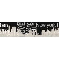 A.S. Creation | Only Borders 9 | 935671 | Papierbordüre | Borte | 0.13 x 5 m | Grau