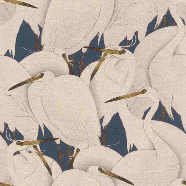 Rasch | Kimono | 409550 | Vliestapete | Tiermuster | 0.53 x 10.05 m | Blau Rasch | Kimono | 409550 | Vliestapete | Tiermuster | 0.53 x 10.05 m | Blau