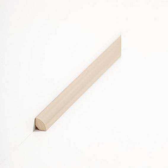 Viertelstableisten "Basel" (Massivholz / 12.27) - beige lackiert
