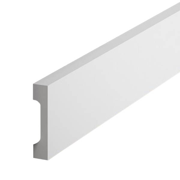 PROVISTON | Sockelleiste "NE359" | 16 x 70 x 2000 mm | Weiß | Fußleiste | Kabelkanal | Hochwertig PROVISTON | Sockelleiste "NE359" | 16 x 70 x 2000 mm | Weiß | Fußleiste | Kabelkanal | Hochwertig