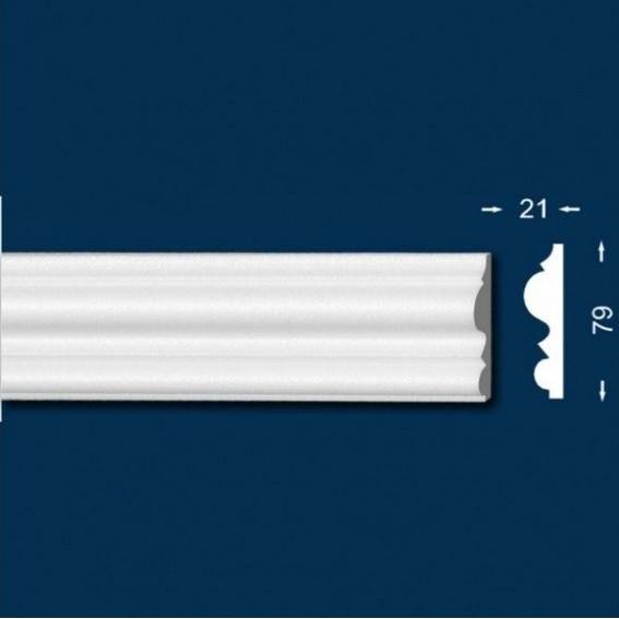 Wiesemann | Außenwinkel "Jakarta 51" | Polystyrol | 21 x 79 x 200 mm | Weiß | Stuckleisten Winkel Wiesemann | Außenwinkel "Jakarta 51" | Polystyrol | 21 x 79 x 200 mm | Weiß | Stuckleisten Winkel