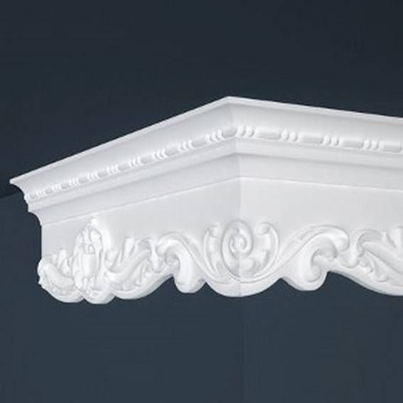 Marbet | Außenwinkel "Marbet B49" | Polystyrol | 50 x 145 x 200 mm | Weiß | Stuckleisten Ecke Marbet | Außenwinkel "Marbet B49" | Polystyrol | 50 x 145 x 200 mm | Weiß | Stuckleisten Ecke