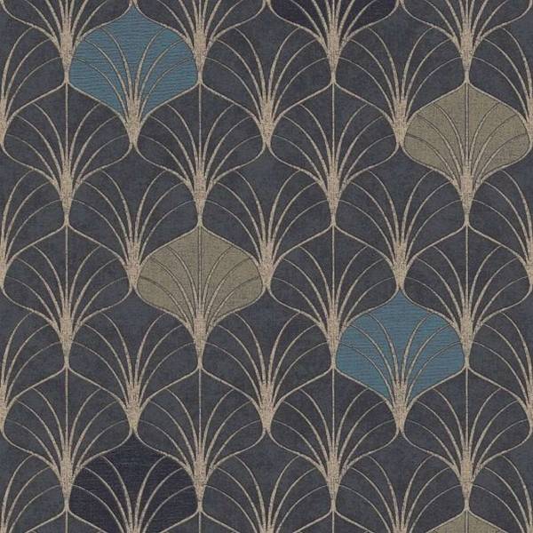 A.S. Creation | Pop Style | 374833 | Vliestapete | Vintage | Retro | 0.53 x 10.05 m | Blau A.S. Creation | Pop Style | 374833 | Vliestapete | Vintage | Retro | 0.53 x 10.05 m | Blau