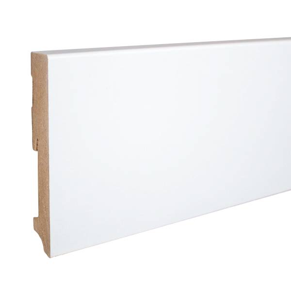 Neuhofer Sockelleiste "Camino" FU119L MDF 19 x 120 x 2400 mm Weiß Fußleiste Neuhofer Sockelleiste "Camino" FU119L MDF 19 x 120 x 2400 mm Weiß Fußleiste