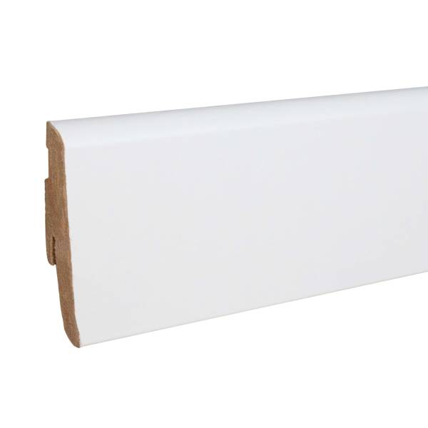 Neuhofer Sockelleiste "Busca" FU060L MDF 19 x 58 x 2400 mm Weiß Fußleiste Neuhofer Sockelleiste "Busca" FU060L MDF 19 x 58 x 2400 mm Weiß Fußleiste