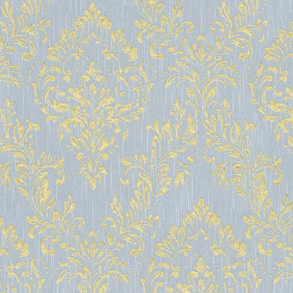 A.S. Creation | Metallic Silk | 306595 | Vliestapete | Barock | 0.53 x 10.05 m | Blau A.S. Creation | Metallic Silk | 306595 | Vliestapete | Barock | 0.53 x 10.05 m | Blau